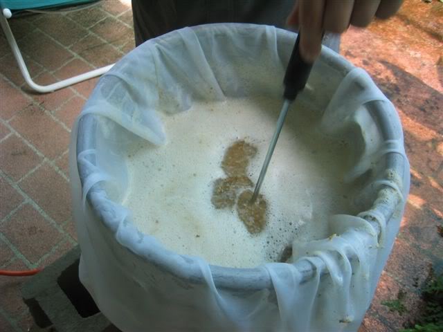 mesh bag can really keep the grains under control when brewing on a boat